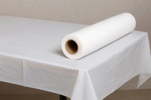 Disposable Plastic Tablecloth Roll For Large Parties Events And Quick Easy Cleanup For Catering Use