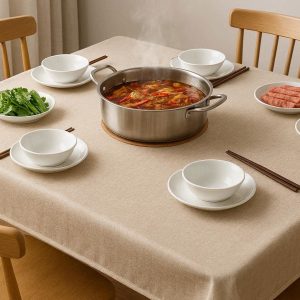 Anti Scald Insulated Tablecloth For Hot Pot Dining And Heat Resistant Tabletop Protection Cover