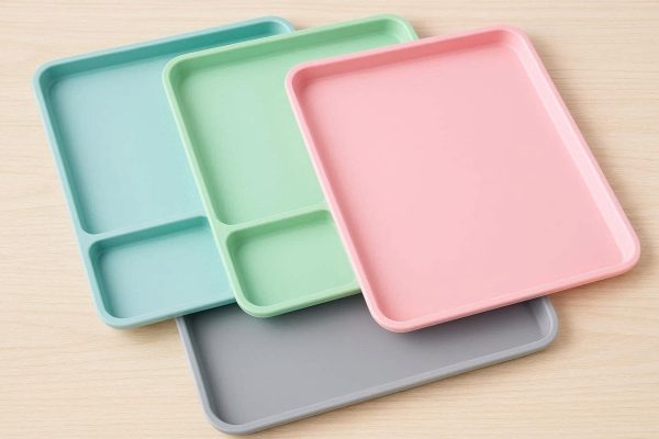 Anti Slip Silicone Placemats For Kids With Raised Edges For Spill Proof Toddler Feeding And Easy Wash